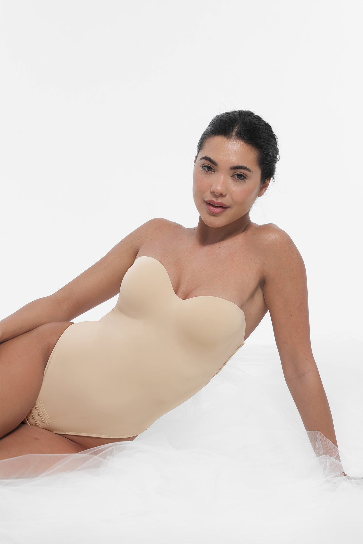 Detachable Straps Abdomen Shaping Push up Bodysuit