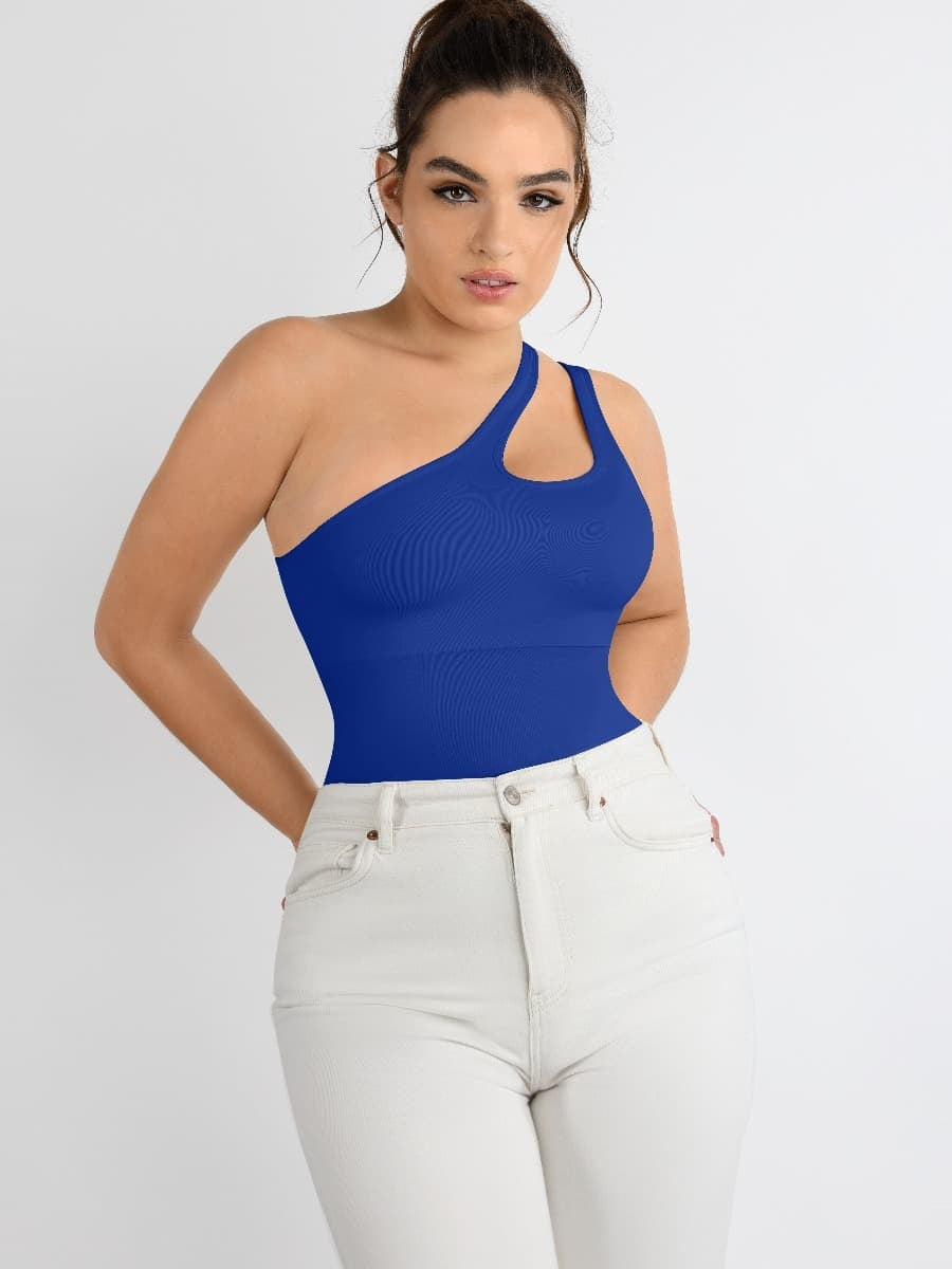 One Shoulder Shapewear Bodysuit