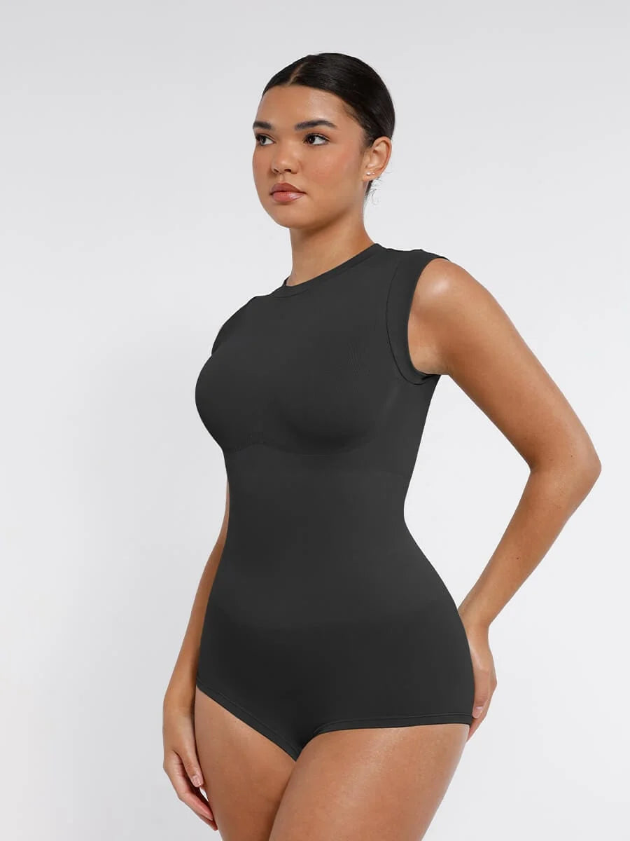 High Neck Sleeveless Bodysuit