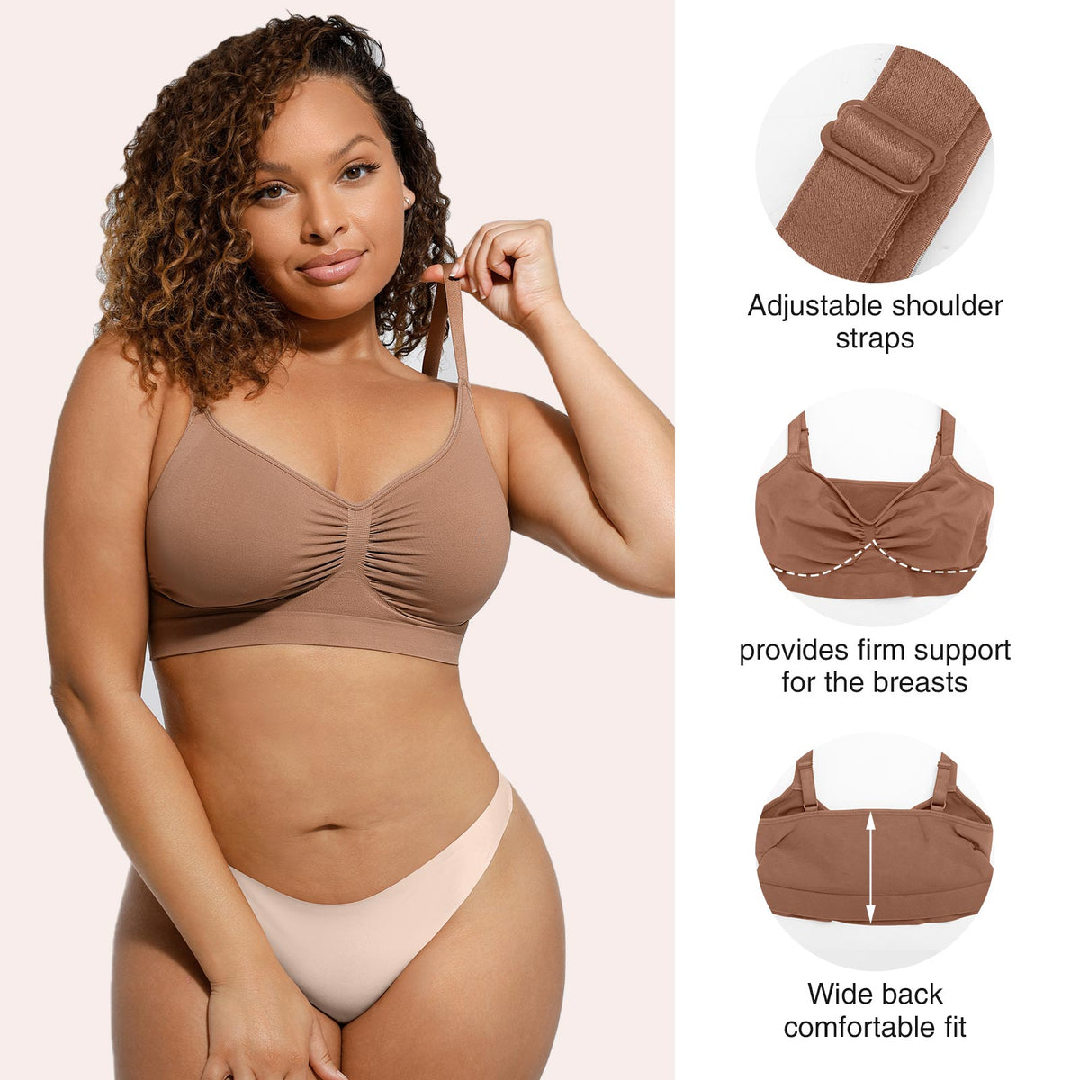 Seamless Wireless Bra