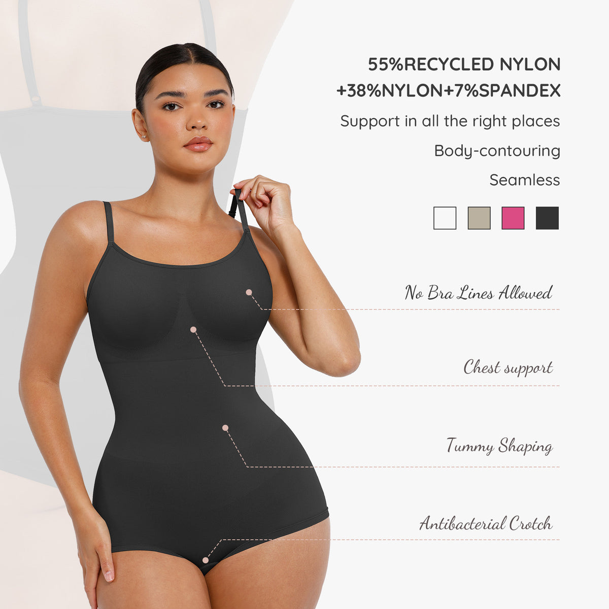 Seamless Sculpting Shapewear Bodysuit