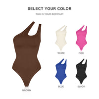 One Shoulder Shapewear Bodysuit