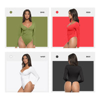 Long Sleeve Tummy Control Bodysuit