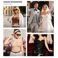 Detachable Straps Abdomen Shaping Push up Bodysuit