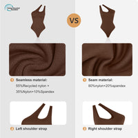 One Shoulder Shapewear Bodysuit