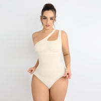 One Shoulder Shapewear Bodysuit
