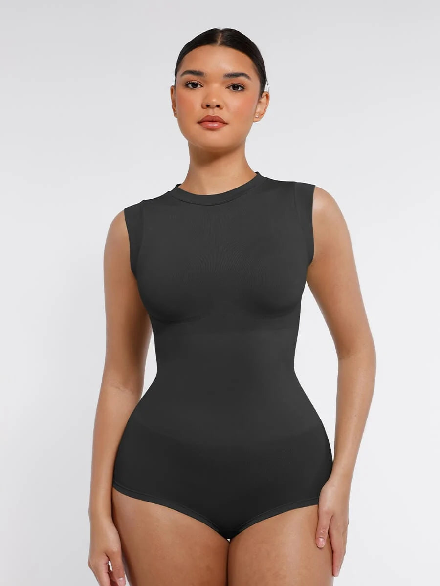 High Neck Sleeveless Bodysuit